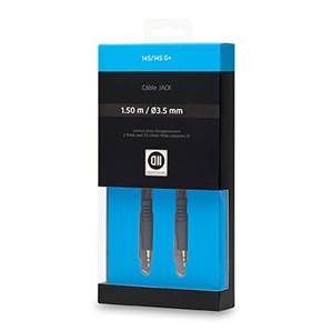 D2 Diffusion Câble Jack 3.5mm mâle 1.50 Fiches Or D2 Diffusion