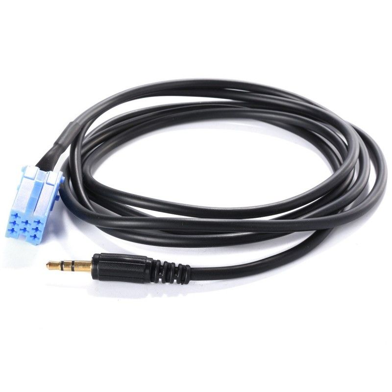 Cable auxiliaire mp3 autoradio philips blaupunkt becker aux in neuf - skyexpert