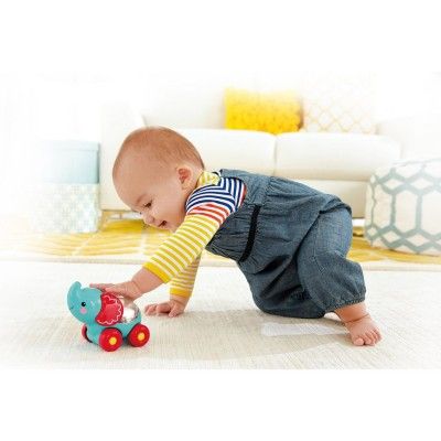 Fisher Price Amis De La Jungle A Roulettes Elephant