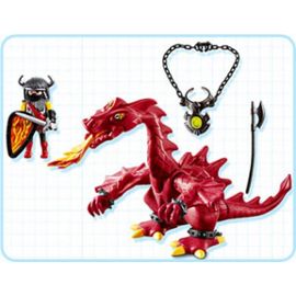 playmobil dragon rouge et noir