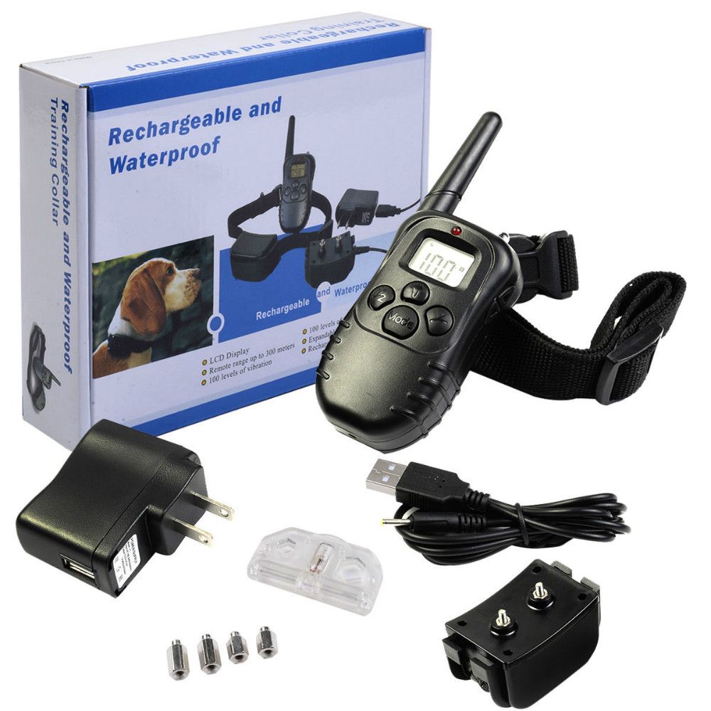 Dotopon®300 Meteres Télécommande Rechargeable Dog Training Colliers Pour Animaux De Compagnie Électronique Baskets Pour Un Chien