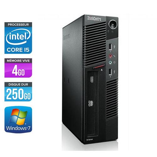 PC de bureau Lenovo Thinkcentre m90p - core i5 - 4go - 250go