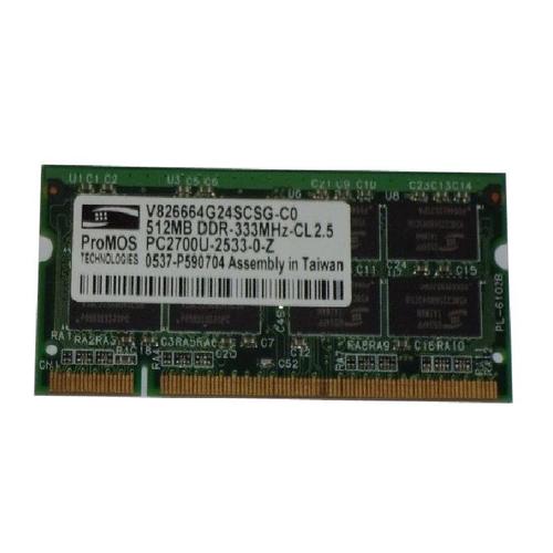 512Mo Ram Pc Portable Sodimm Promos V826664G24Scsg-C0 Ddr1 Pc-2700 333Mhz