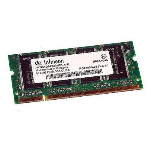 512Mo Ram Pc Portable Sodimm Infineon Hys64D64020Hdl-6-B Ddr1 Pc-2700 333Mhz