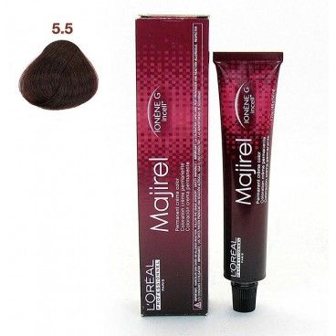 Coloration Majirel N°5.5 Châtain Clair Acajou 50ml