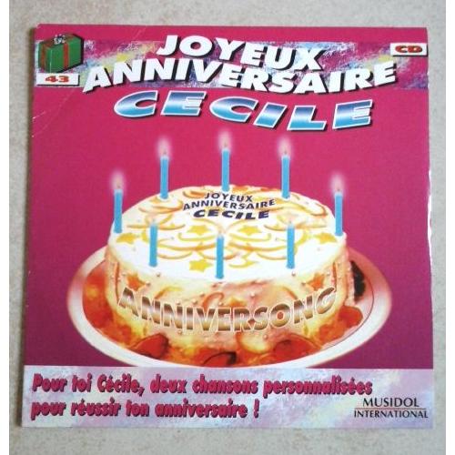 Joyeux Anniversaire Cecile Cd Rakuten