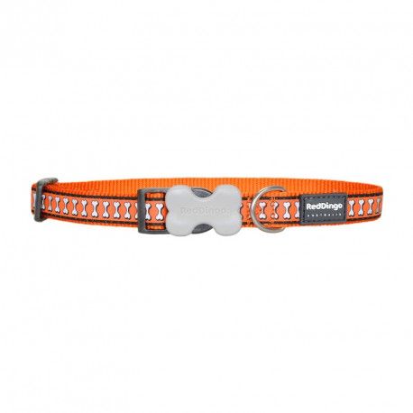 Comparer les prix de Red dingo - collier réfléchissant pour chien - orange - l