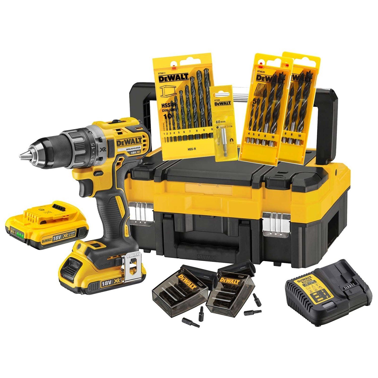 DeWALT DCK791D2T perceuse sans fil 18V 2Ah Coffret Accessoires