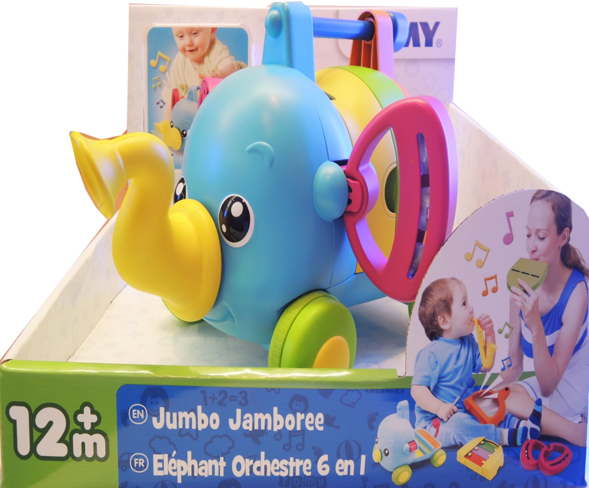 TOMY A1503190 Eléphant Orchestre 7 en 1 - vue 5