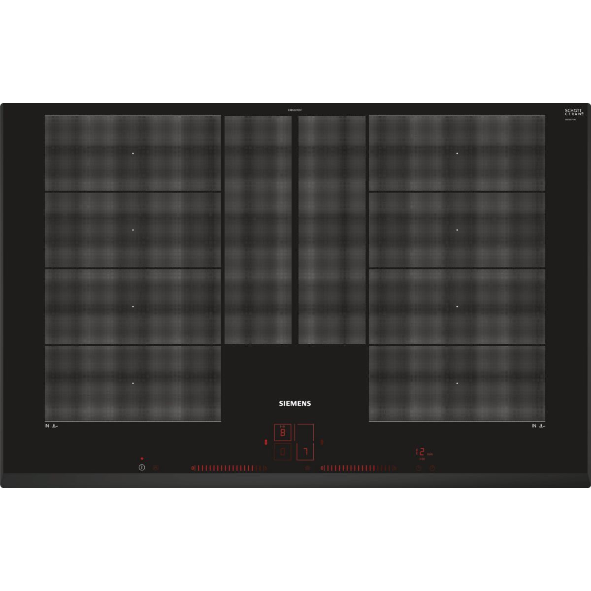 SIEMENS Table induction 80 cm 2 zones flex EX851LYC1F - vue 3