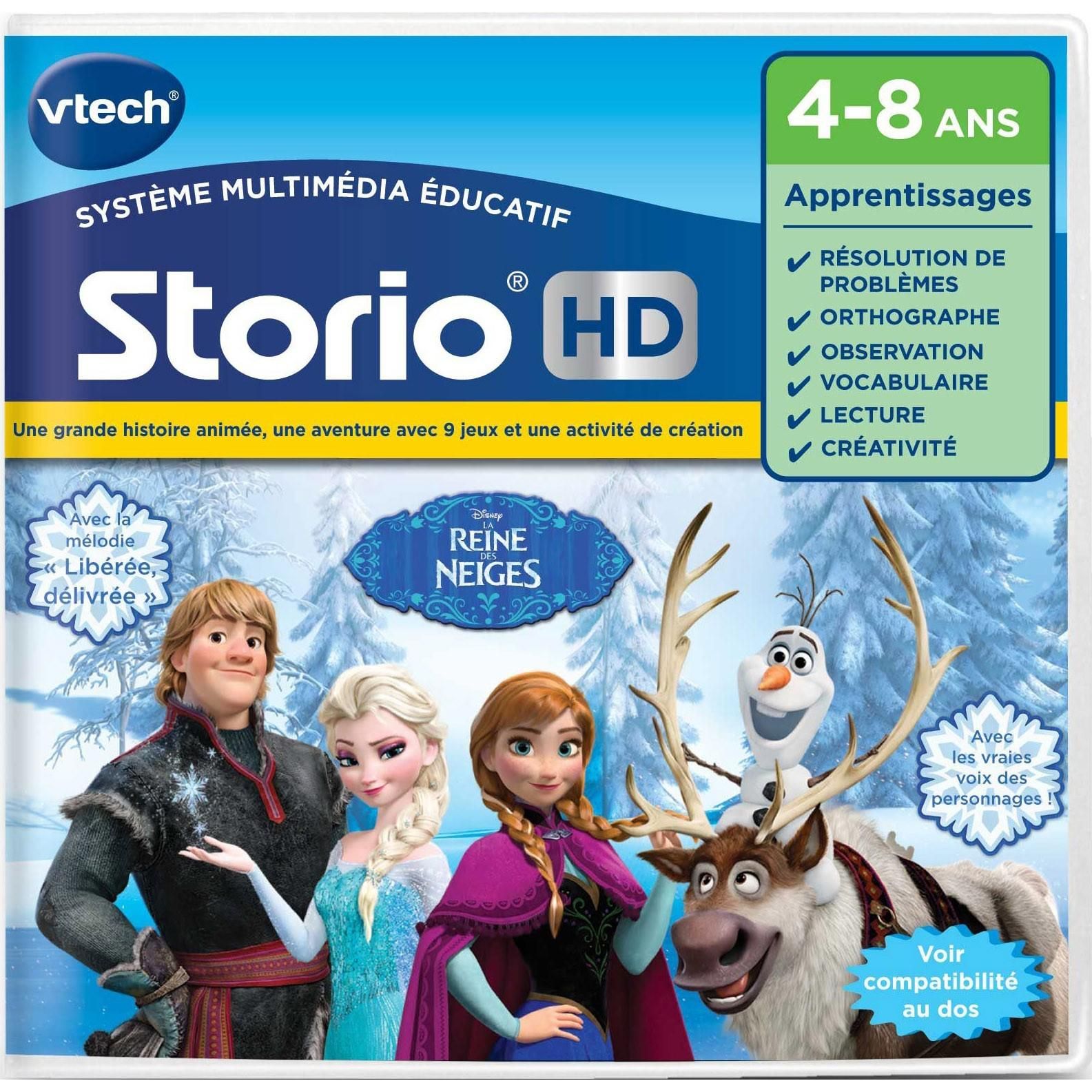 Vtech Jeu Storio La Reine Des Neiges