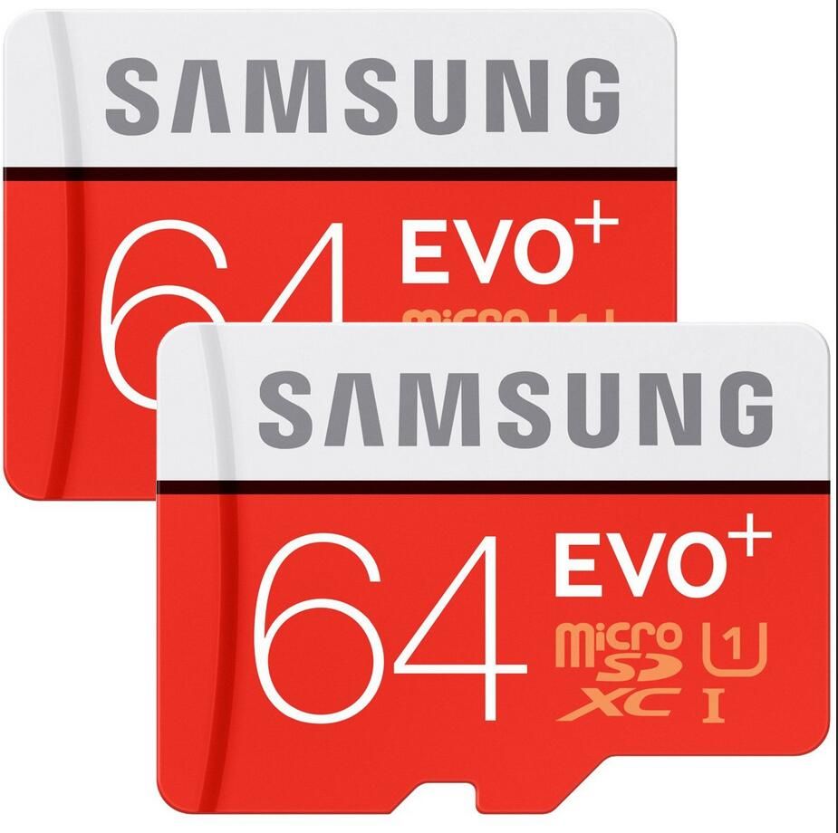 2pcs Samsung Micro SD Evo Plus MicroSDXC UHS I Grade 1 Class 10
