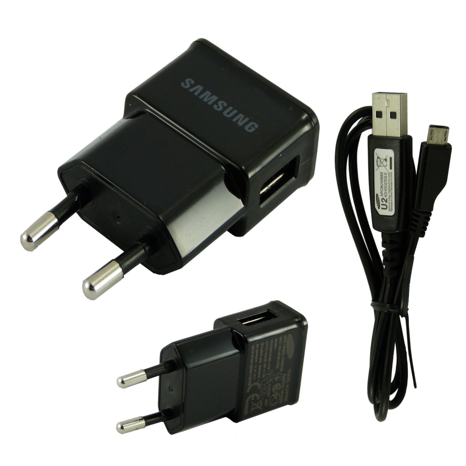 Pour SAMSUNG Galaxy J1 2016 : Chargeur & Cable Usb Original 1 Ampere