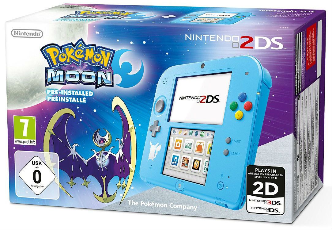 Console Nintendo 2ds : + Pokémon Lune Préinstallé