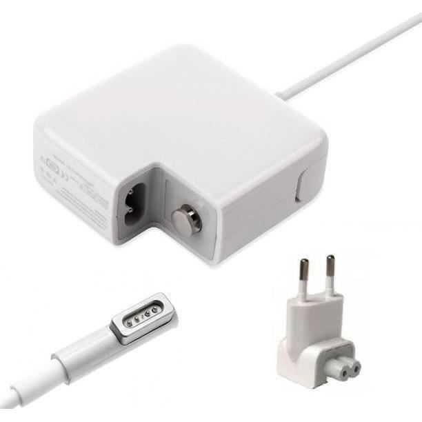Câble Alimentation secteur (16.5V;60W) pour Apple MacBook 13 A1342 (MagSafe 1) A1184 Chargeur de Batterie AC Adapter