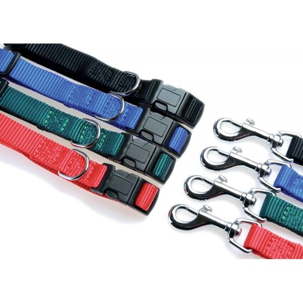 Comparer les prix de Collier Nylon 15mm 30/40cm - Bleu