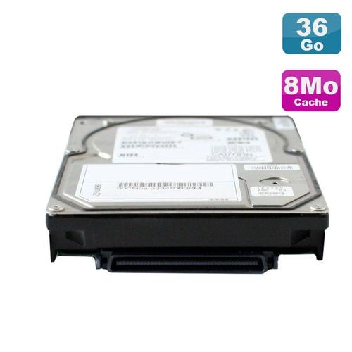 Disque Dur 36Go Ultra Scsi 320 3.5" Ibm Ultrastar Ic35L036Ucdy10 80Pin 10K 8Mo