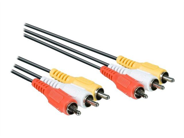 Philips SWV2966W Câble vidéoaudio vidéo / audio composite RCA mâle pour RCA mâle 3 blindé