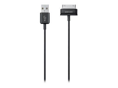 Samsung ECC1DP0UBE - Câble de chargement / de données - USB mâle pour connecteur à 30 broches de station d'accueil Samsung mâle - 1 m - pour Galaxy Note 10, Tab, Tab 10, Tab 2, Tab 7.0, Tab 7.7...