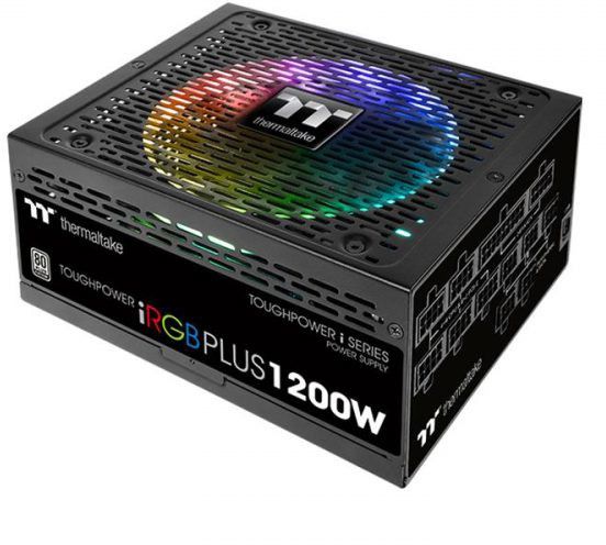 Thermaltake ToughPower iRGB PLUS TPI 1200DH3FCP TT Premium Edition alimentation électrique interne ATX12V 2.4/ EPS12V 2.92 80 PLUS Platinum CA 100 240 V 1200 Watt PFC active ...