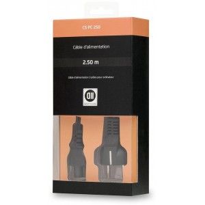 CABLE D'ALIMENTATION SECTEUR 3 PÔLES TREFLE 2 5