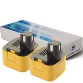 Lot de 3 batteries pour Milwaukee 6560-24 perceuse sans fil 12V 2000mAh