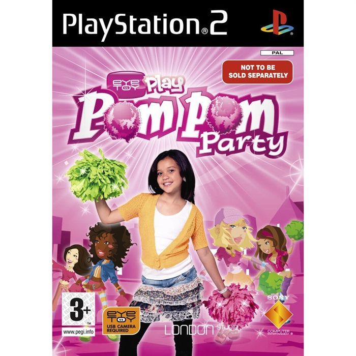 Eye Toy Play Pom Pom Party + Camera Ps2