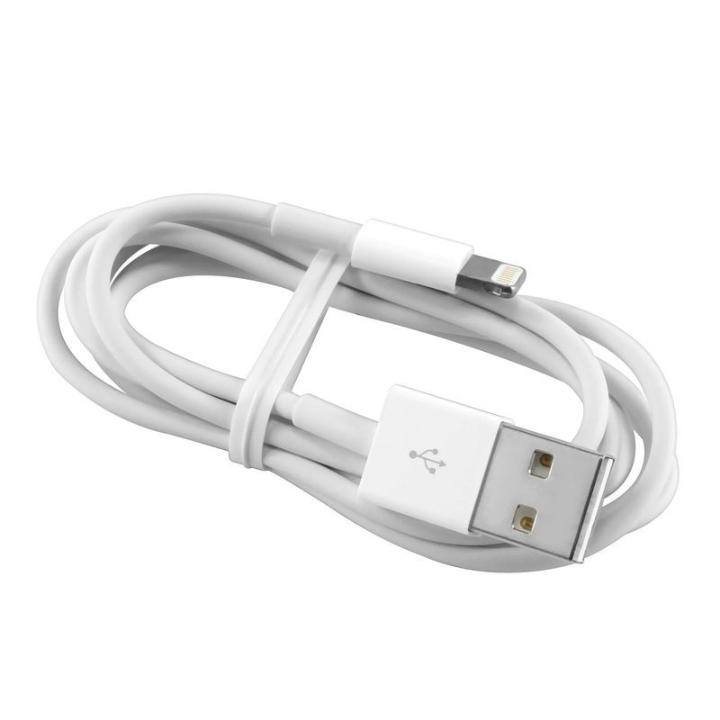 Câble Lightning 8-Pin / USB 2.0 d'origine Apple Blanc 1m [100% Original Officiel] MD818ZM/A Pour iPhone XS/XS Max/XR/X/8 Plus/8/7 Plus/7/6S Plus/6S/6/5/5C/5S/SE iPad Mini/Air/4/Pro iPod Touch 5/6