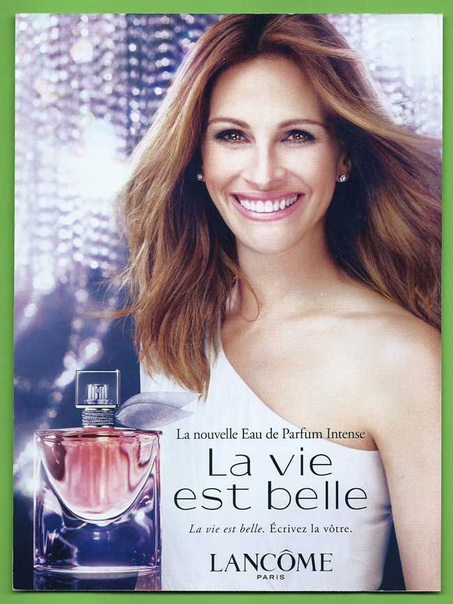 publicité parfum la vie est belle