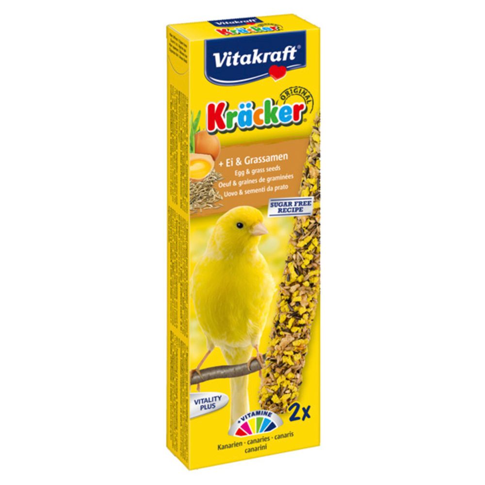 Comparer les prix de Kräcker Oeuf Graines De Graminée Canaris P/2 - Vitakraft