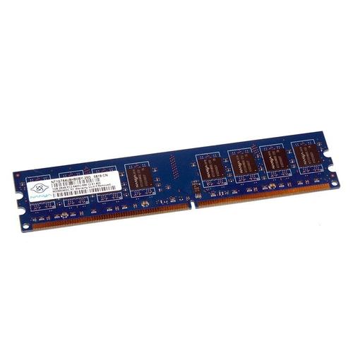 1Go Ram Nanya Nt1Gt64U8Hb0By-25D 240-Pin Dimm Ddr2 Pc2-6400U 800Mhz 2Rx8 Cl6