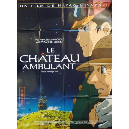 Affiche Format 1x160 Cm Pliee D Origine Du Film Le Chateau Ambulant 04 Realise Par Hayao Miyazaki Rakuten