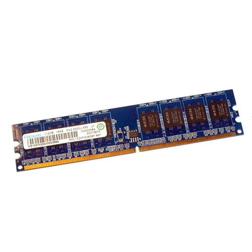 512Mo Ram Ramaxel Rml1520Pg38D6F-667 240-Pin Dimm Ddr2 Pc2-5300U 667Mhz 1Rx8 Cl5