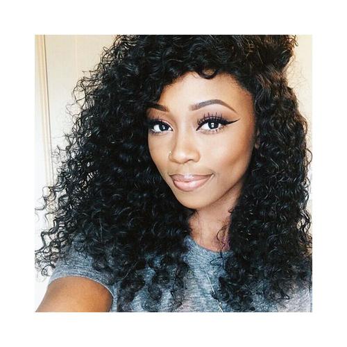 perruque curly naturel