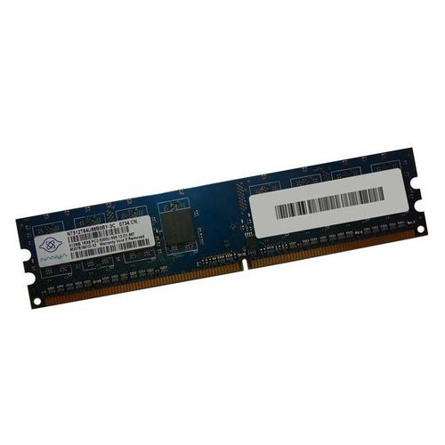 512Mo Ram Nanya Nt512T64U88B0By-3C 240-Pin Dimm Ddr2 Pc2-5300U 667Mhz 2Rx8 Cl5