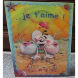 Carte De Collection Diddl 30b He Toi J Accours Pour Te Dire Je T Aime Diddl Carte Animee Qui Change Quand On La Bouge 10x15cm Kontiki Rakuten