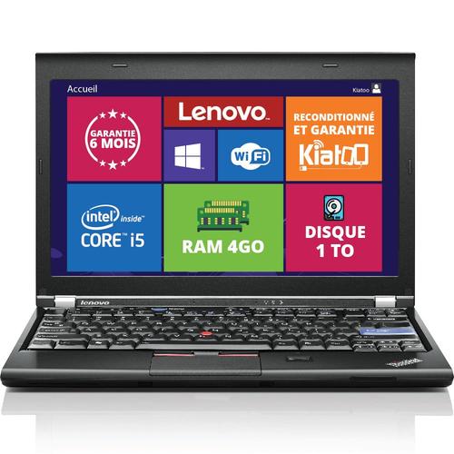 Lenovo Thinkpad X220 Ultrabook - 12,5" Core I5 - 2,5 Ghz - Ram 4 Go - Dd 1 To - Pc Portable Reconditionnã©