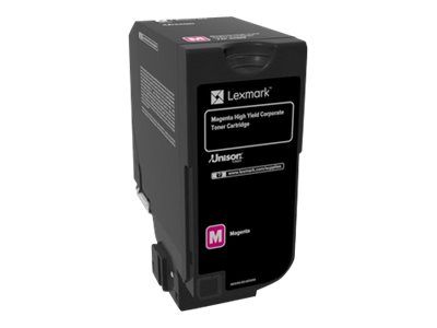 Lexmark - À rendement élevé - magenta - original - cartouche de toner LCCP, Entreprise Lexmark - pour Lexmark CS725de, CS725dte