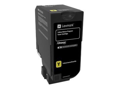 Lexmark - Jaune - originale - cartouche de toner LCCP, LRP - pour Lexmark CS720de, CS720dte, CS725de, CS725dte, CX725de, CX725dhe, CX725dthe