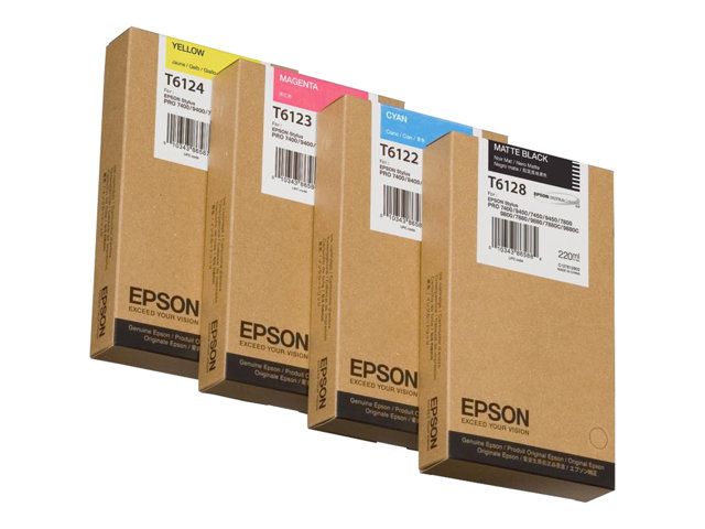 Epson T6123 220 ml originale cartouche d'encre pour Stylus Pro 7400 Pro 7450 Pro 9400 Pro 9450