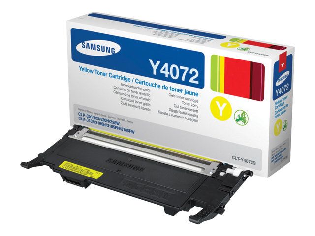Samsung CLT Y4072S Jaune originale cartouche de toner pour CLP 320 325 CLX 3185 3185FN 3185FW