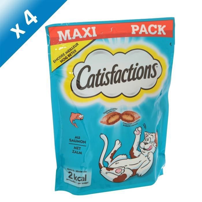 Meilleurs prix pour Catisfactions Friandises Au Saumon - Pour Chat - (X4)