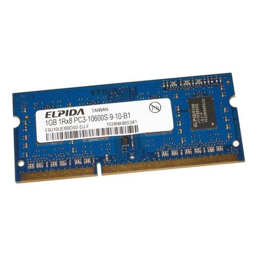 1Go Ram Pc Portable Sodimm Elpida Ebj10Ue8Bds0-Dj-F Ddr3 Pc3-10600S 1333Mhz Cl9