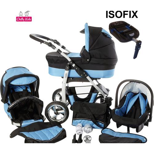 poussette trio avec base auto