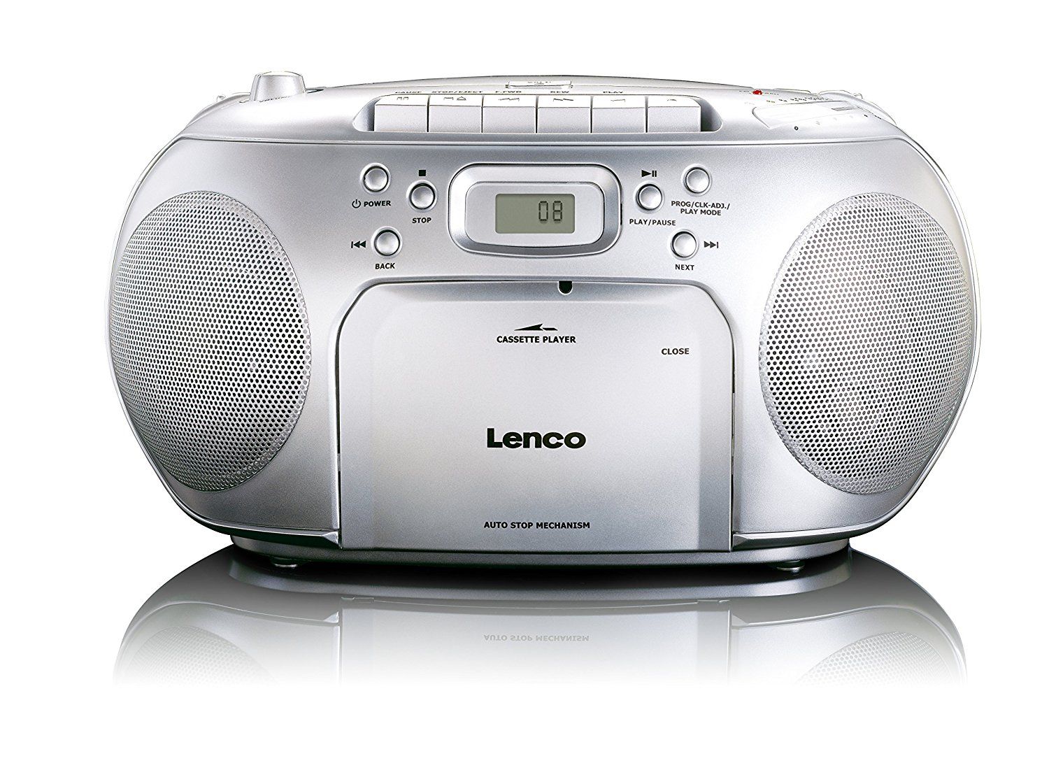 Lenco SCD 42 radios CD FM Lecteur CD CD R CD RW ACBatterie Auto stop Répéter LCD