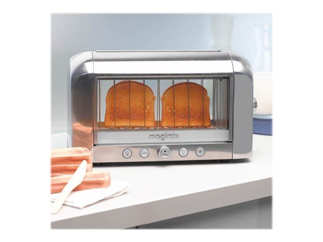 MAGIMIX Toaster vision fente extra large brossé 11538 - vue 3