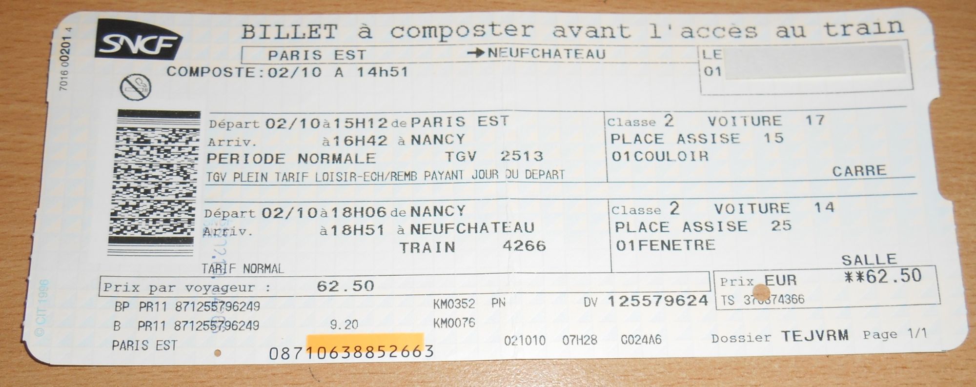 Billet Tgv D’occasion | Plus Que 4 à -75%