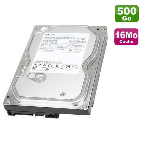 Disque Dur 500Go Hitachi 3.5' Sata Deskstar Hds721050Cla362 16Mo 7200Rpm
