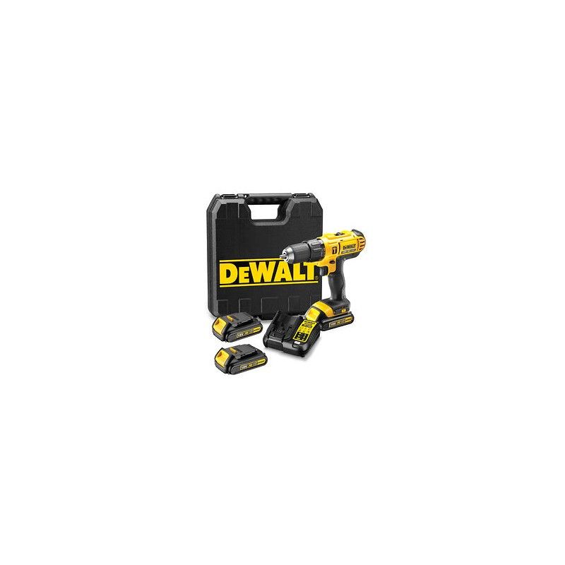 Perceuse DeWalt 18V XR Combi 13mm Li Ion 1 3Ah 3 batteries