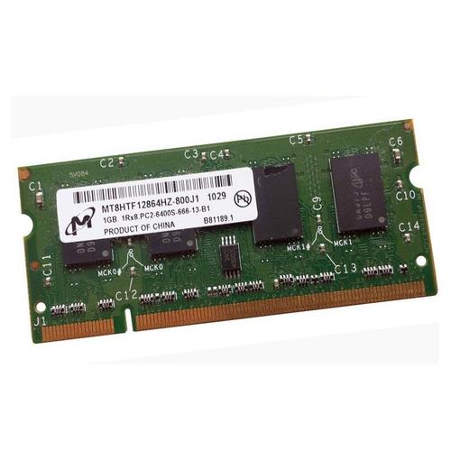 1Go Ram Pc Portable Sodimm Micron Mt8Htf12864Hz-800J1 Pc2-6400U Ddr2 800Mhz Cl6
